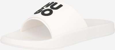 HUGO Zapatos abiertos 'Nil' en negro / blanco, Vista del producto