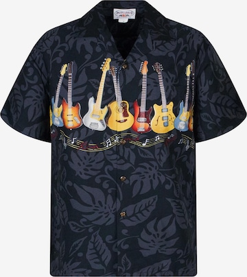 Coupe regular Chemise 'Gitarre Brustdruck' Pacific Legend en noir : devant