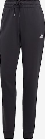 Effilé Pantalon de sport 'Essentials' ADIDAS SPORTSWEAR en noir : devant