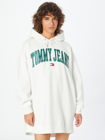 Tommy Jeans Šaty - biela: predná strana