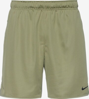 NIKE Workout Pants 'Totality' in Green: front