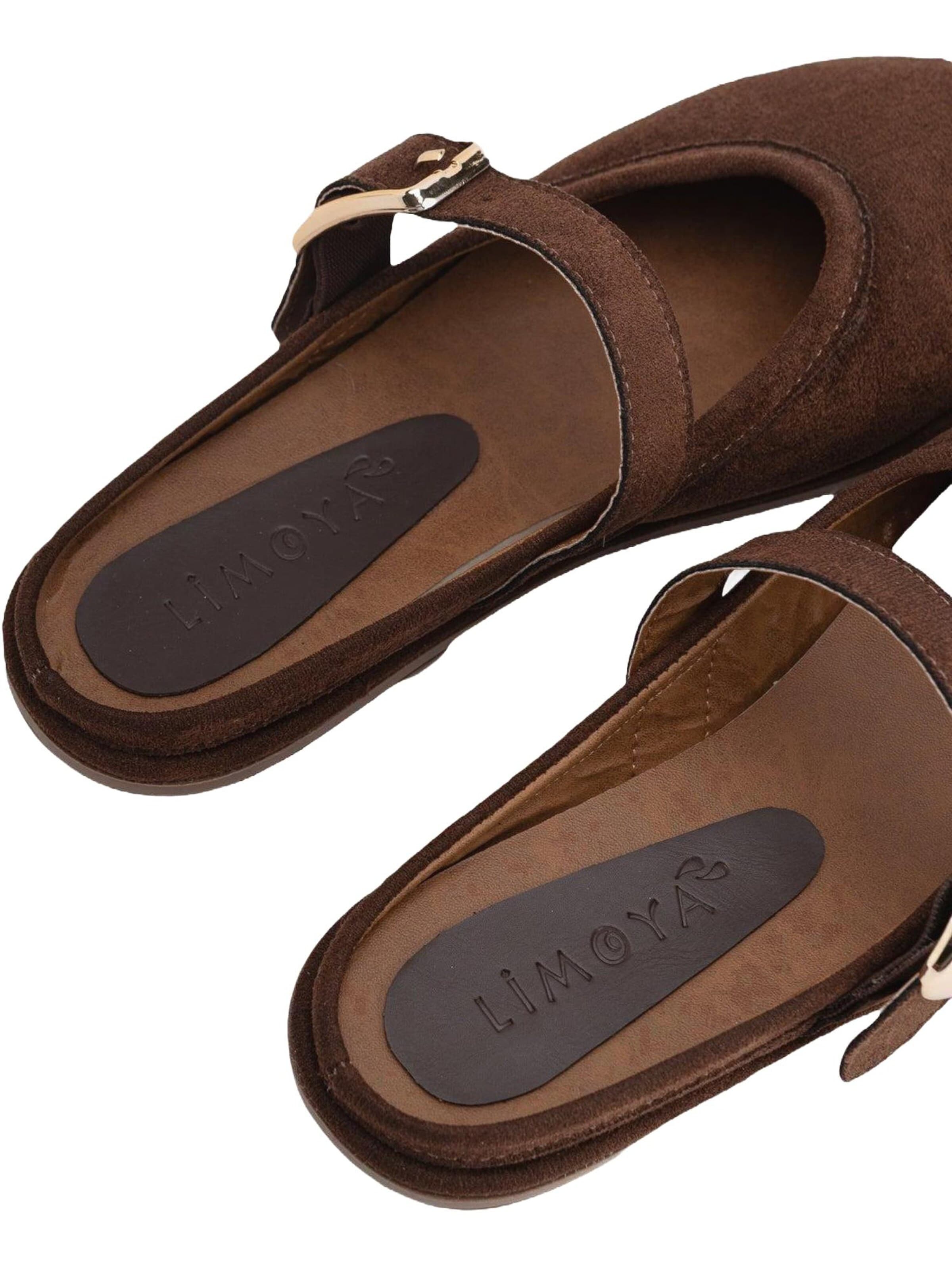 Limoya Pantolette 'Cinzia'‌ in Braun