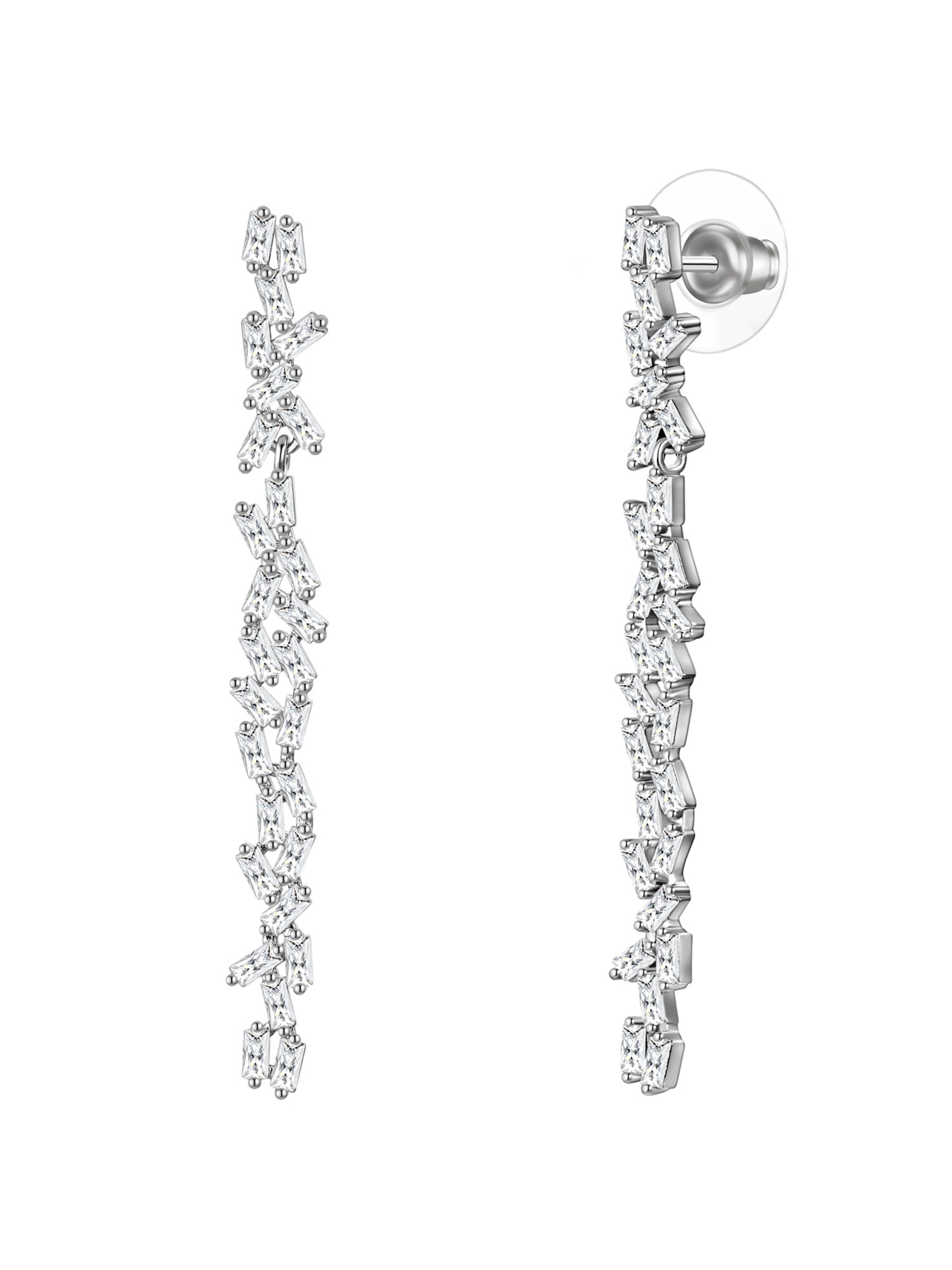 Orecchini di Yokoamii in argento: frontale