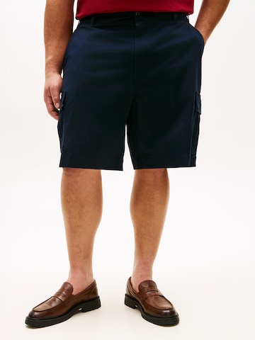 Loosefit Pantalon cargo 'ESS' Tommy Hilfiger Big & Tall en bleu : devant