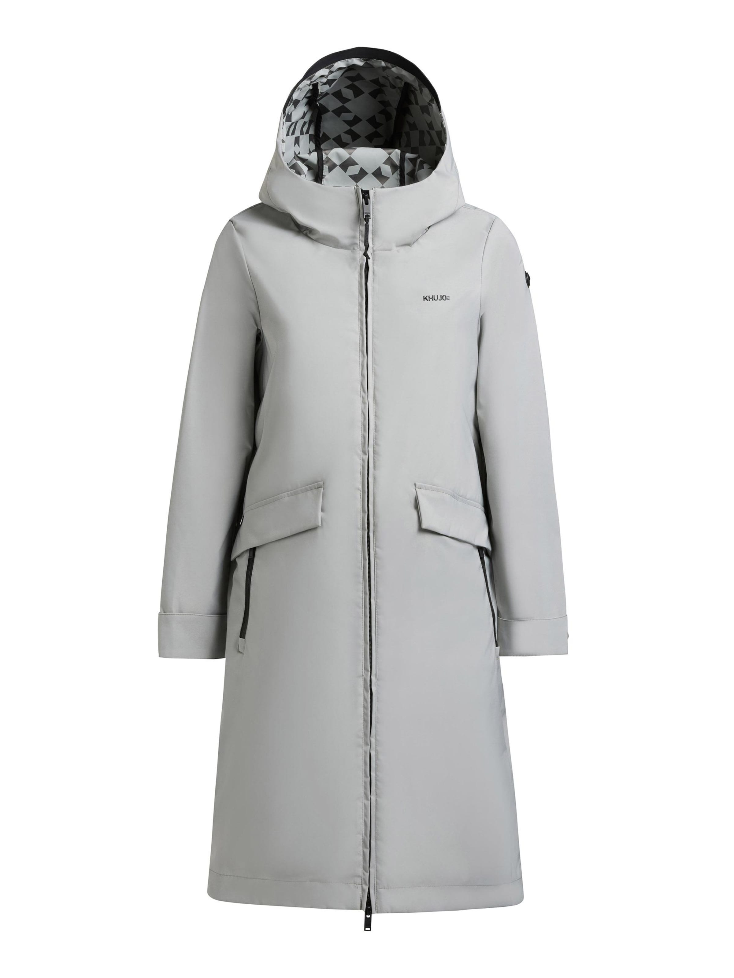 khujo Mantel 'Femke2' in Grün: Vorderseite