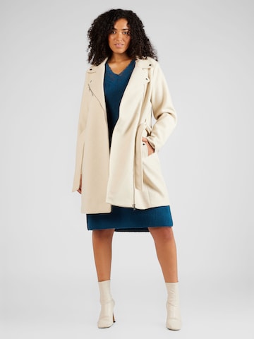 Vero Moda Curve Ανοιξιάτικο και φθινοπωρινό παλτό 'POP' σε μπεζ
