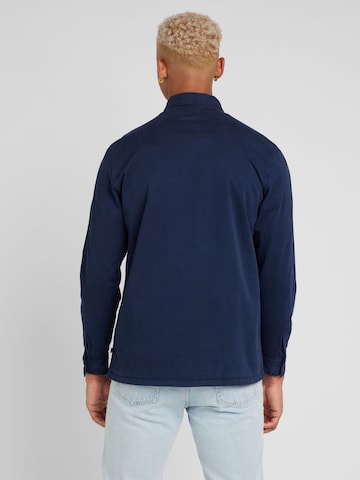 QS Regular Fit Hemd in Blau