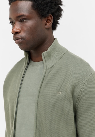 MUSTANG Strickjacke 'Escondido' in Grün