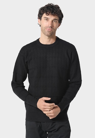 883Police Sweater 'Bode' in Black: front