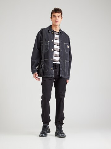 BLEND Tapered Cargo Pants 'BHVEI' in Black