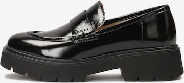 Kazar Slip-ons in Black: front