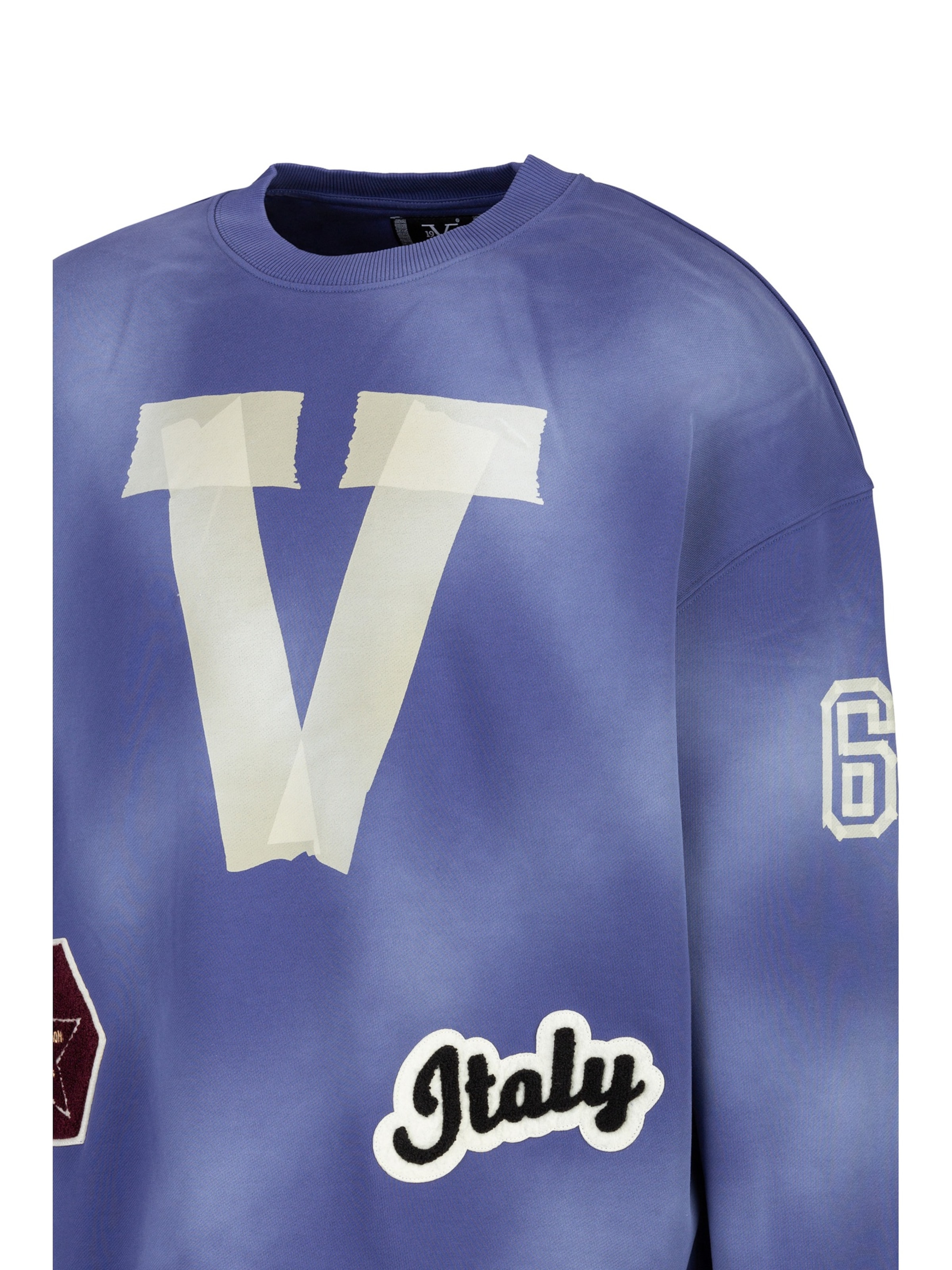 19V69 ITALIA Sweatshirt 'Omero' i blå