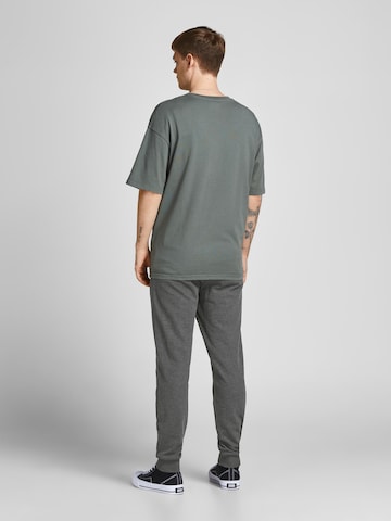 JACK & JONES Tapered Pants 'Gordon' in Grey