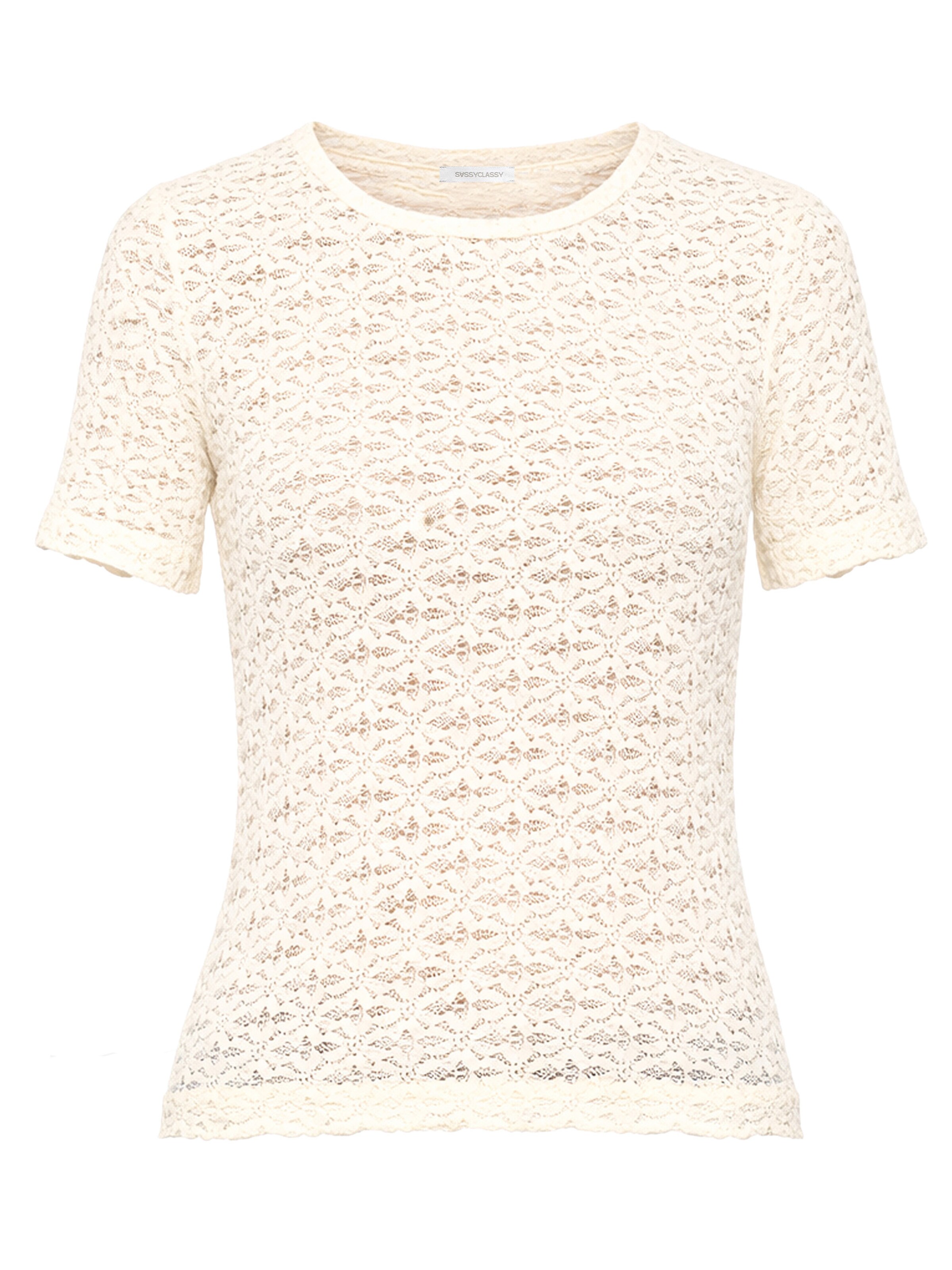 SASSYCLASSY Shirt‌‌‌‌‌‌‌‌ in Weiß: Vorderseite