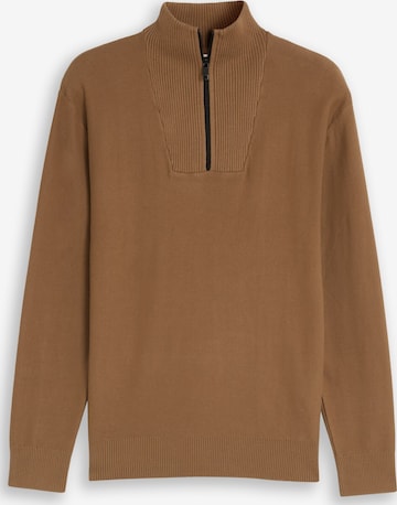 TOM TAILOR DENIM Pullover in Braun: Vorderseite