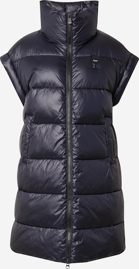 Blauer.USA Gilet en bleu marine / noir / blanc, Vue avec produit