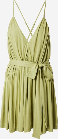 MYLAVIE Summer Dress in Green: front