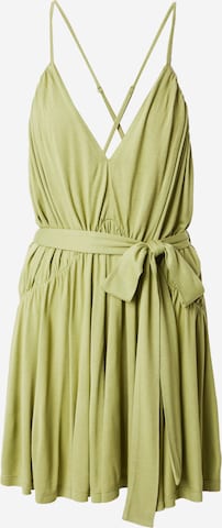 Robe d’été MYLAVIE by Sarah Harrison en vert : devant