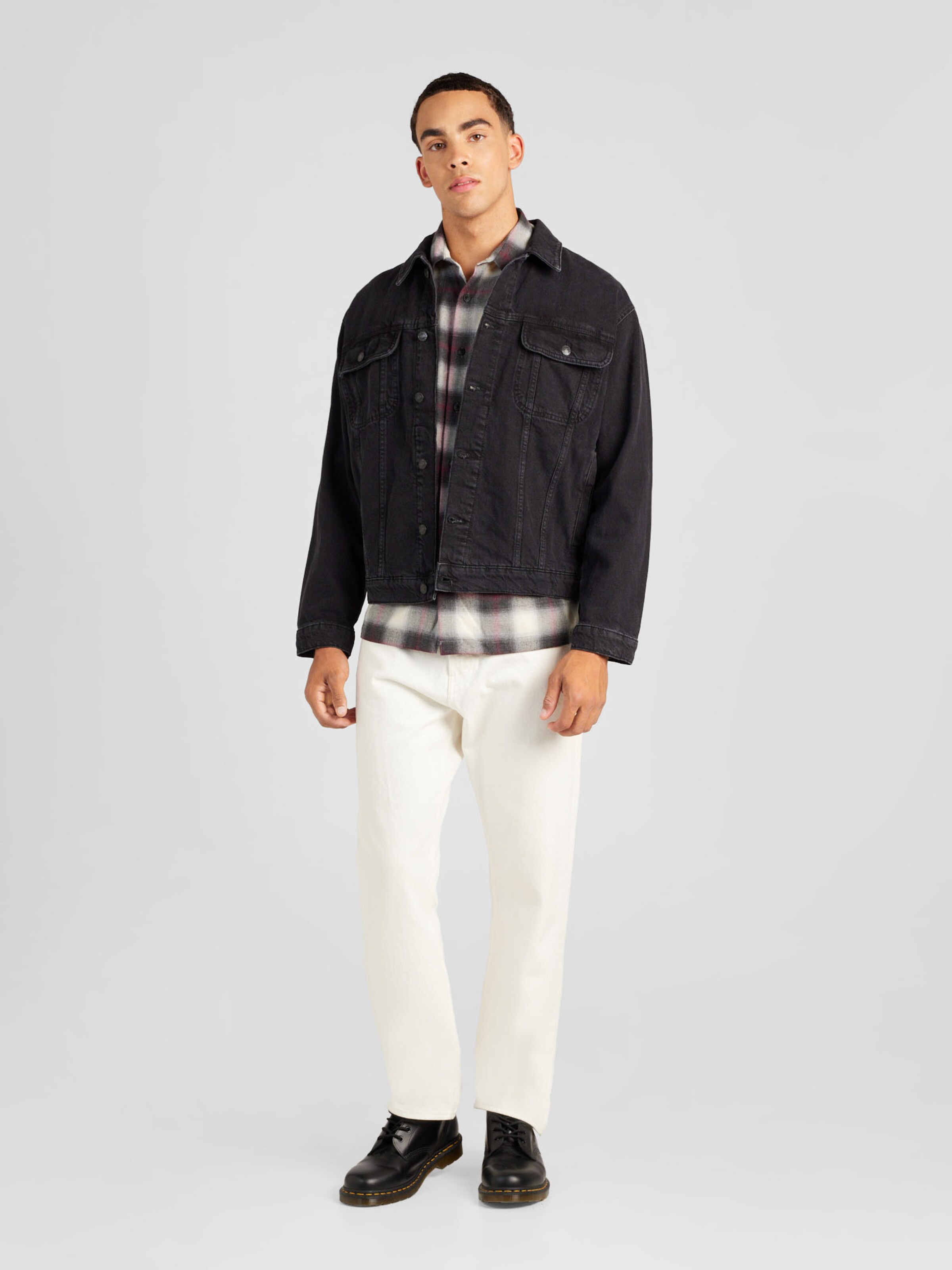 Topman black shop denim jacket