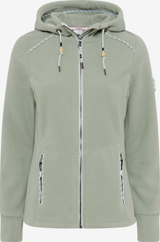 KangaROOS Fleece Jacket in Green: front