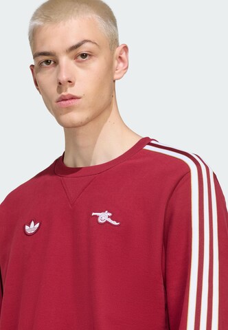 ADIDAS ORIGINALS Sweatshirt 'FC Arsenal Terrace Icons' in Red