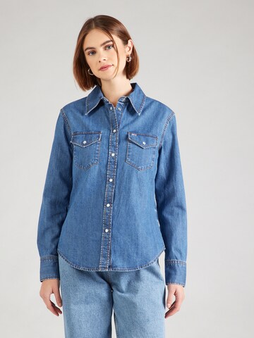 Camicia da donna di Tommy Jeans in blu: frontale