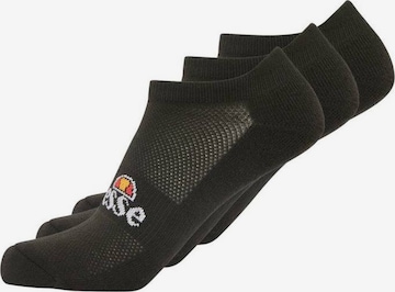 ELLESSE Athletic Socks in Black: front