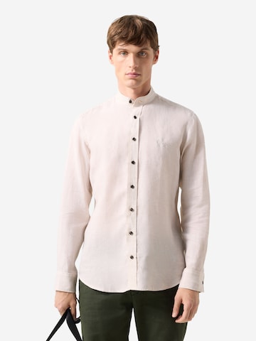BOGNER Regular Fit Hemd 'Raphi' in Beige: Vorderseite
