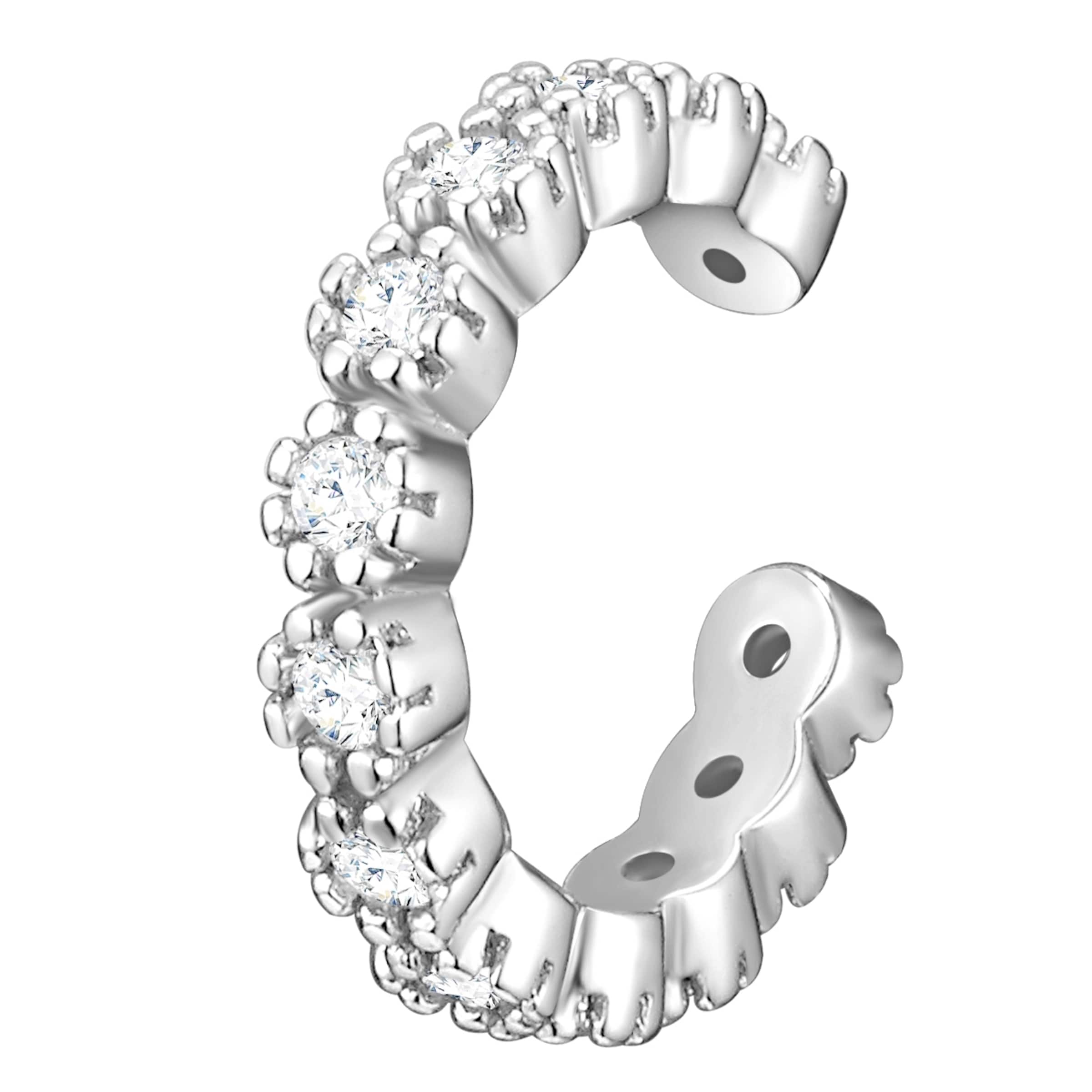 Boucles d'oreilles Glanzstücke München en argent : devant