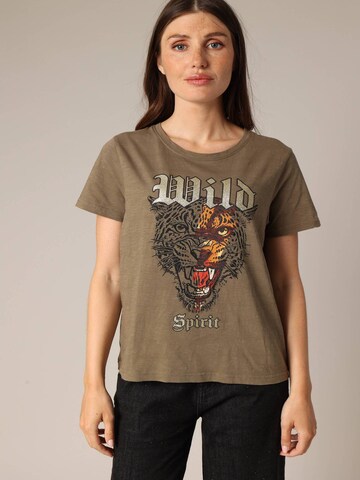 T-shirt 'Leona' Deeluxe en vert