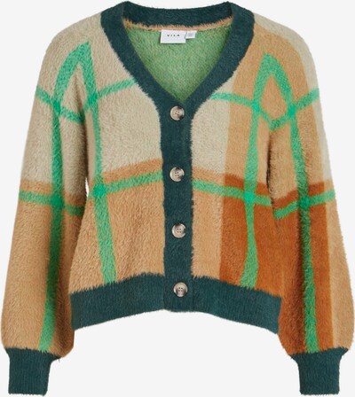 VILA Knit cardigan in Camel / Caramel / Emerald / Grass green, Item view