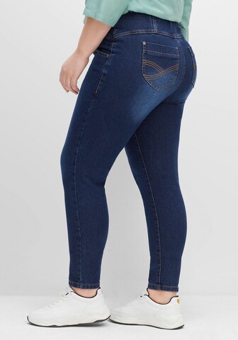 SHEEGO Skinny Jeggings in Blau