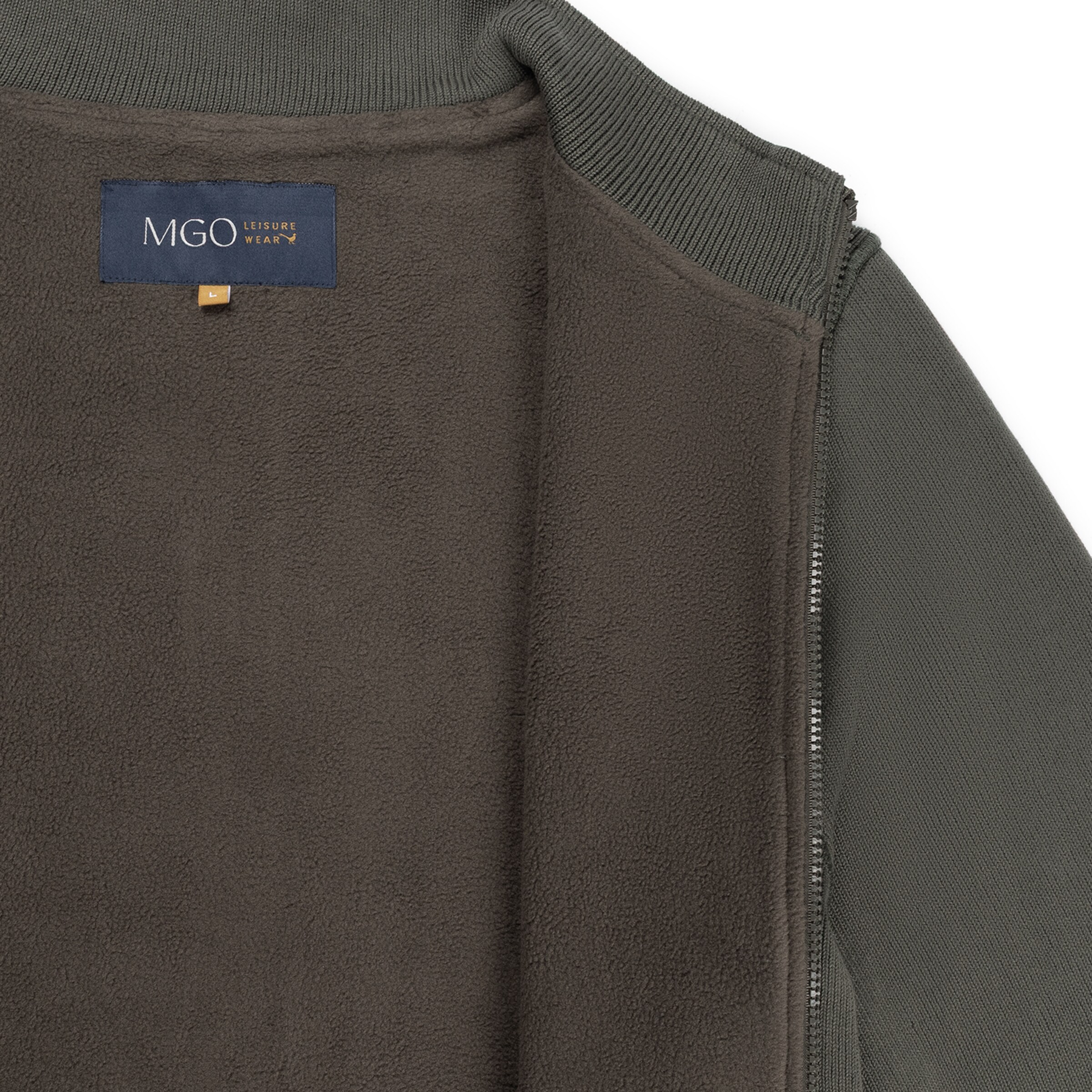 MGO Sweatvest 'Kane' in Groen