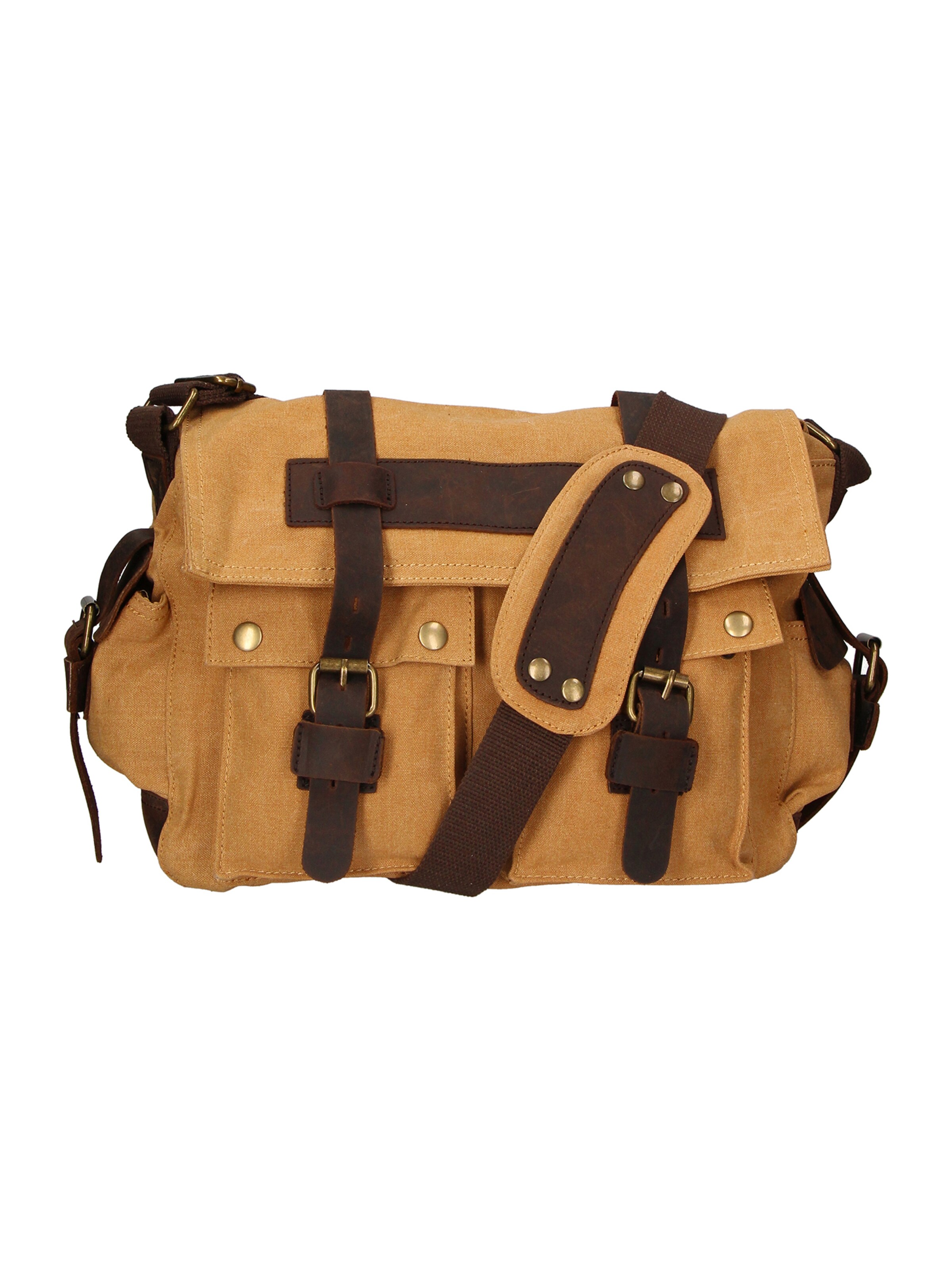 Sac à bandoulière Gave Lux en marron : devant