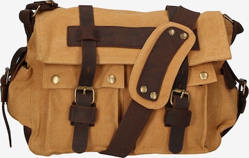 Sac à bandoulière Gave Lux en marron : devant