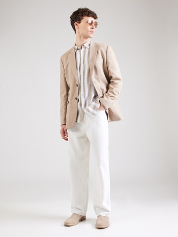 INDICODE JEANS Regular fit Button Up Shirt 'Donuld' in Green