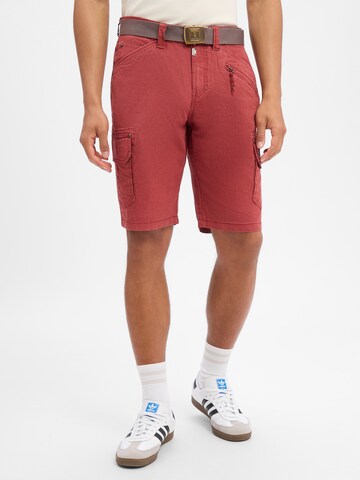 TIMEZONE Regular Cargo Pants 'Ryker' in Red: front