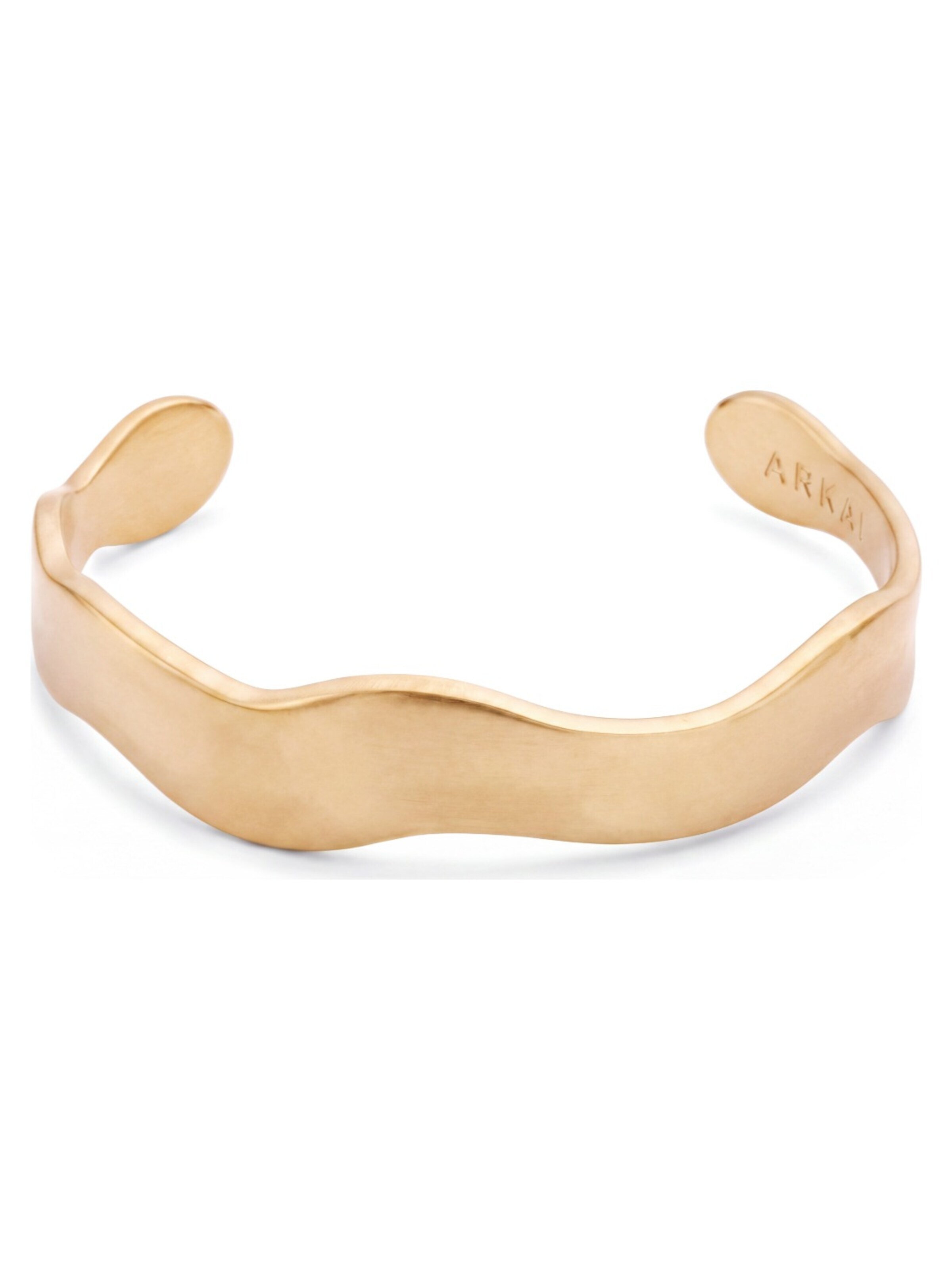 Arkai Armband 'Organic' in Goud: voorkant