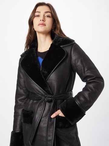 River Island Winter Coat in Black