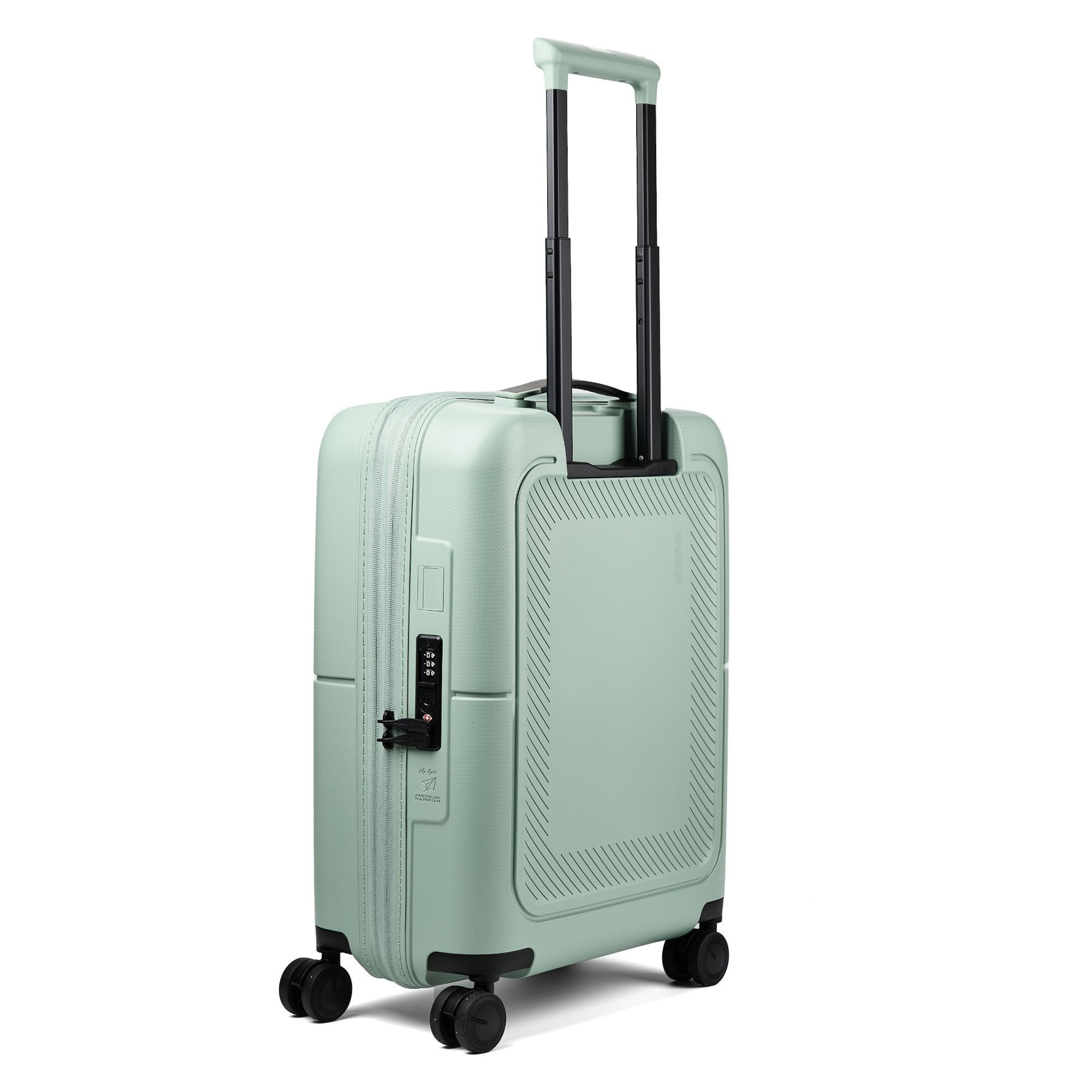 Valisette ' Dashpop Spinner 55 EXP ' American Tourister en vert