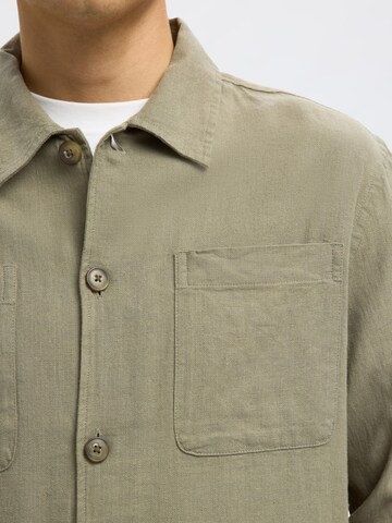 SELECTED Comfort fit Overhemd in Groen