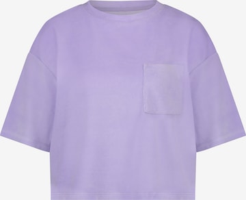 Hunkemöller Pajama Shirt in Purple: front