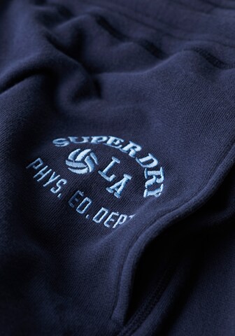 Superdry Flared Broek in Blauw