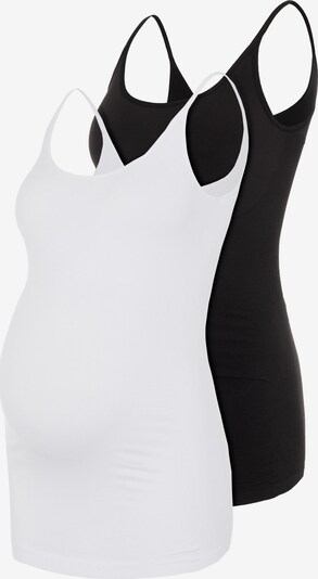 Top 'Heal' MAMALICIOUS pe negru / alb, Vizualizare produs