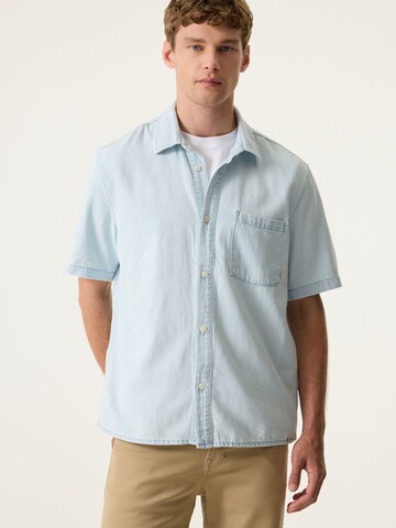 GARCIA Klasický střih Košile – modrá: přední strana