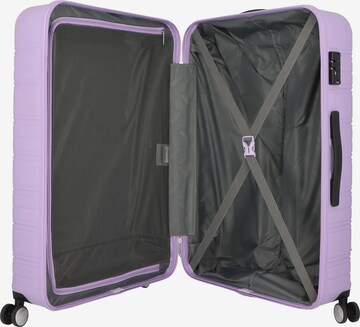 American Tourister Trolley in Lila