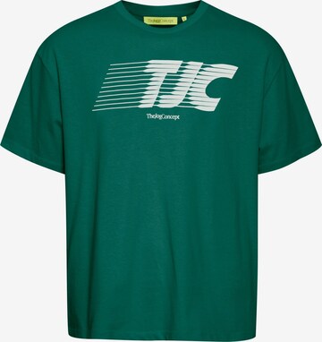 Maglietta 'Silas' di The Jogg Concept in verde: frontale