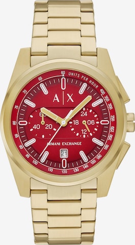 ARMANI EXCHANGE Uhr in Gold: Vorderseite