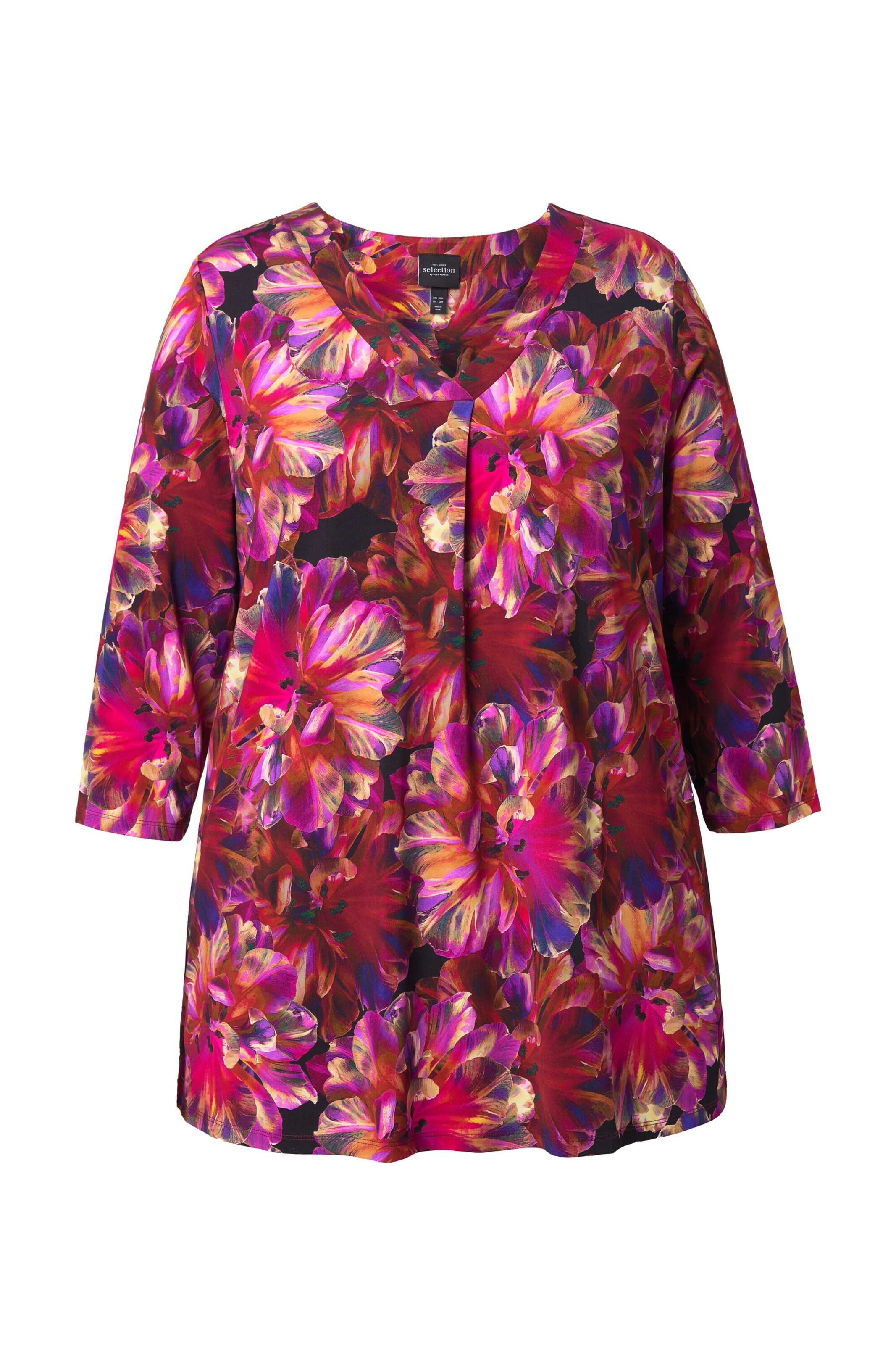 Ulla Popken Shirt in Roze: voorkant