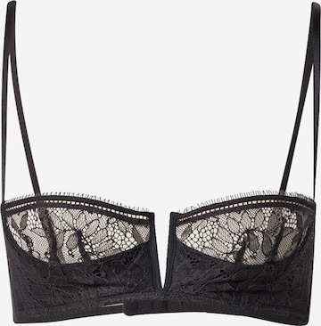 ETAM Balconette Bra 'GRENADE' in Black: front